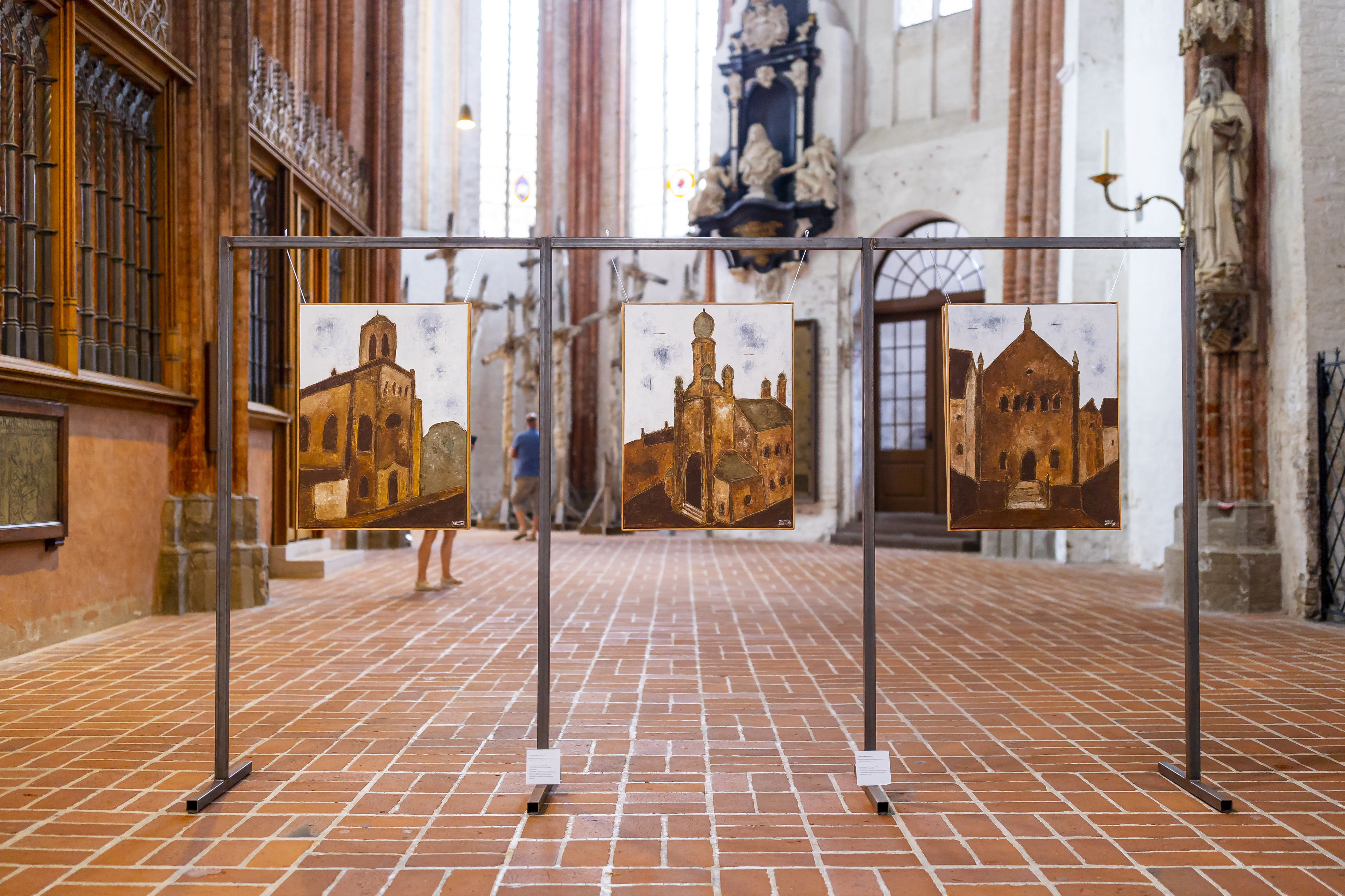 Zerstörte Synagogen - als Gemälde wiedererstanden