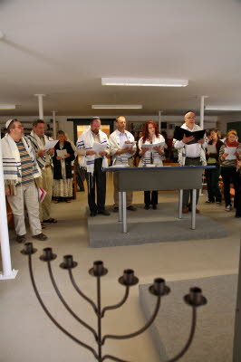 Der vorläufige Gebetsraum 2007